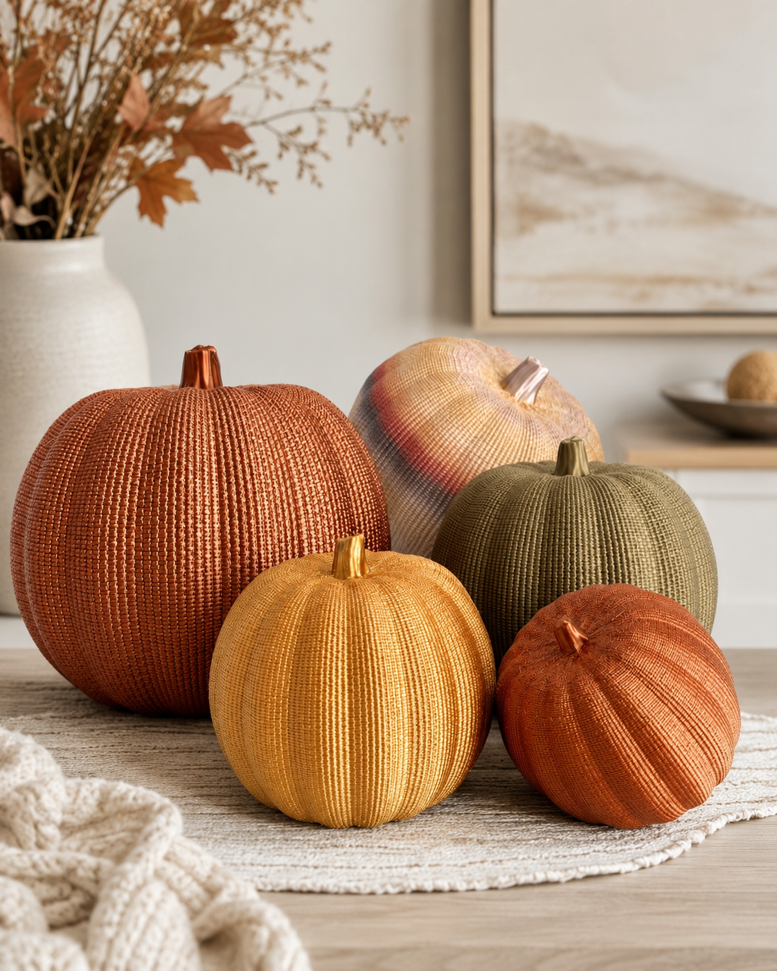 Knitted Pumpkins