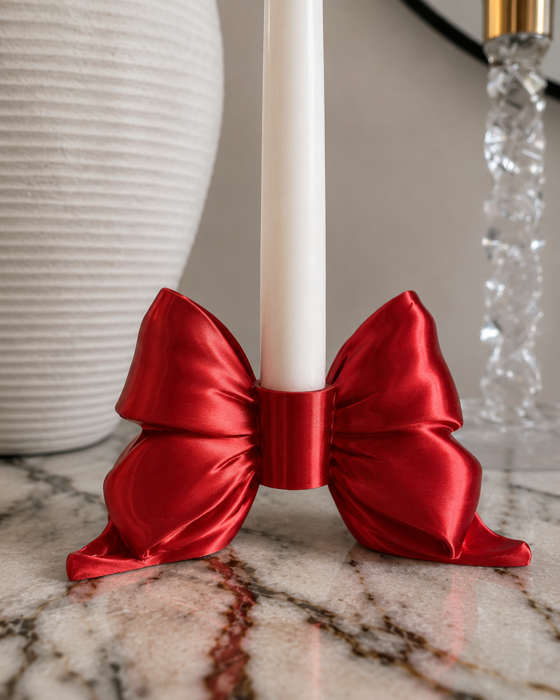 Bow Candle Holder