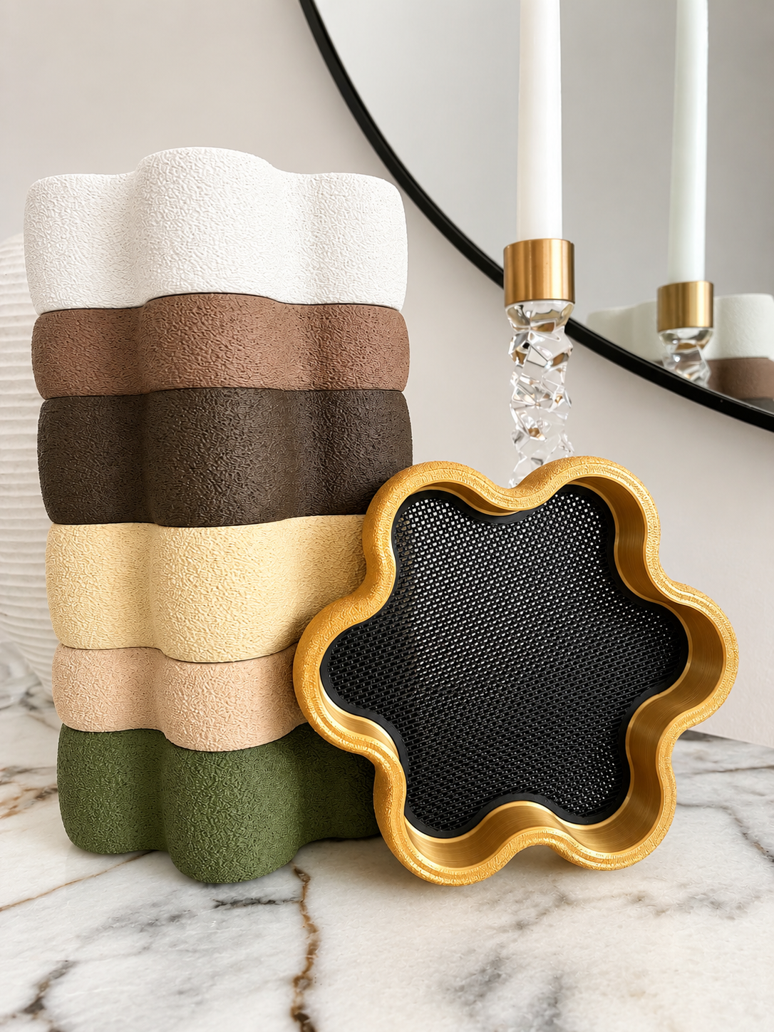 Flower Shaped Jewellery Tray