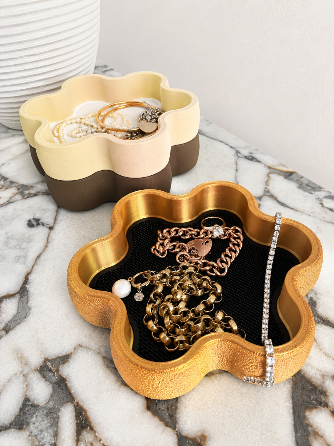 Flower Shaped Jewellery Tray