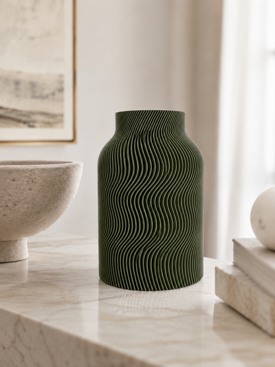 Modern Spiral Vase