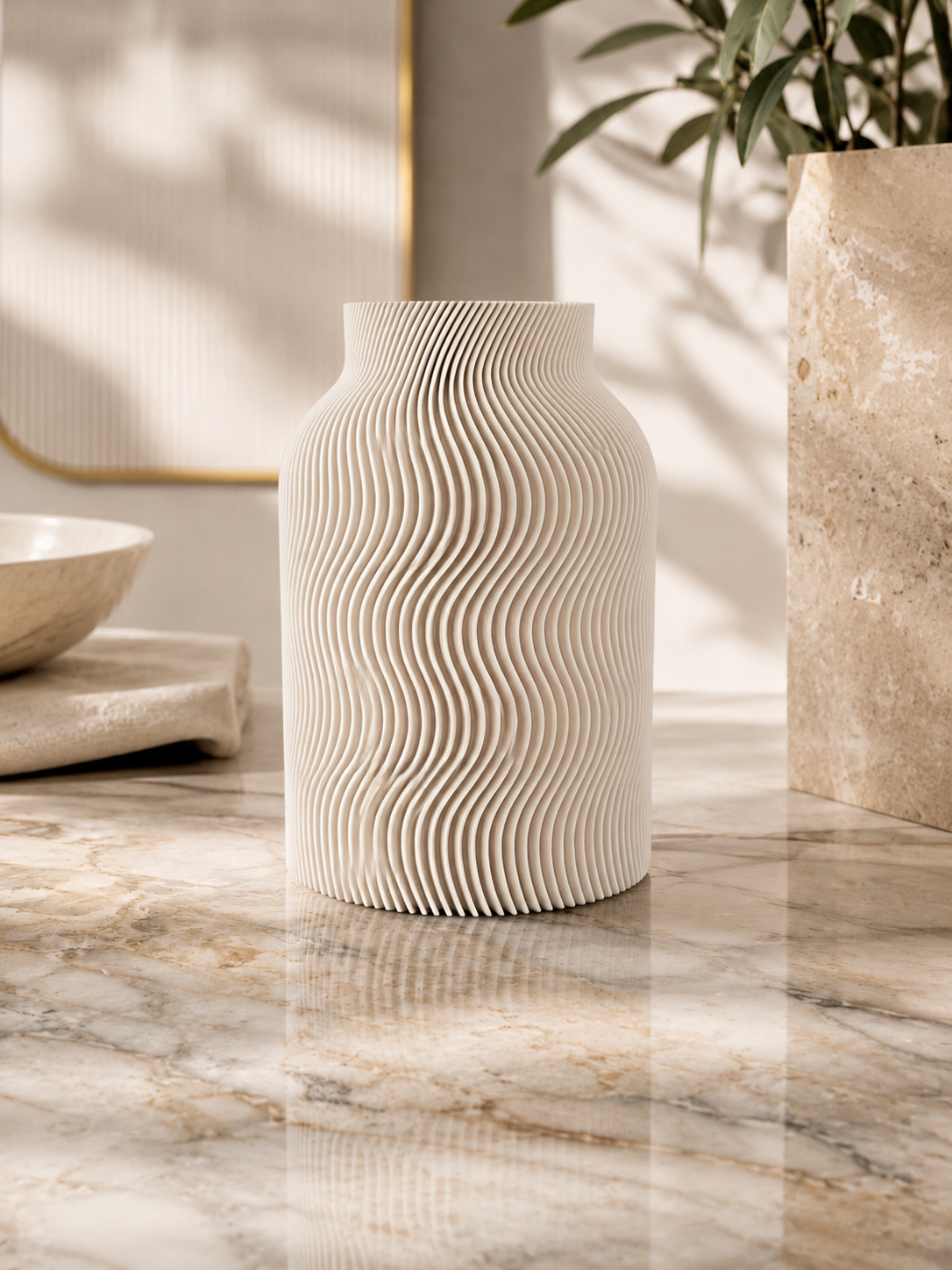 Modern Spiral Vase