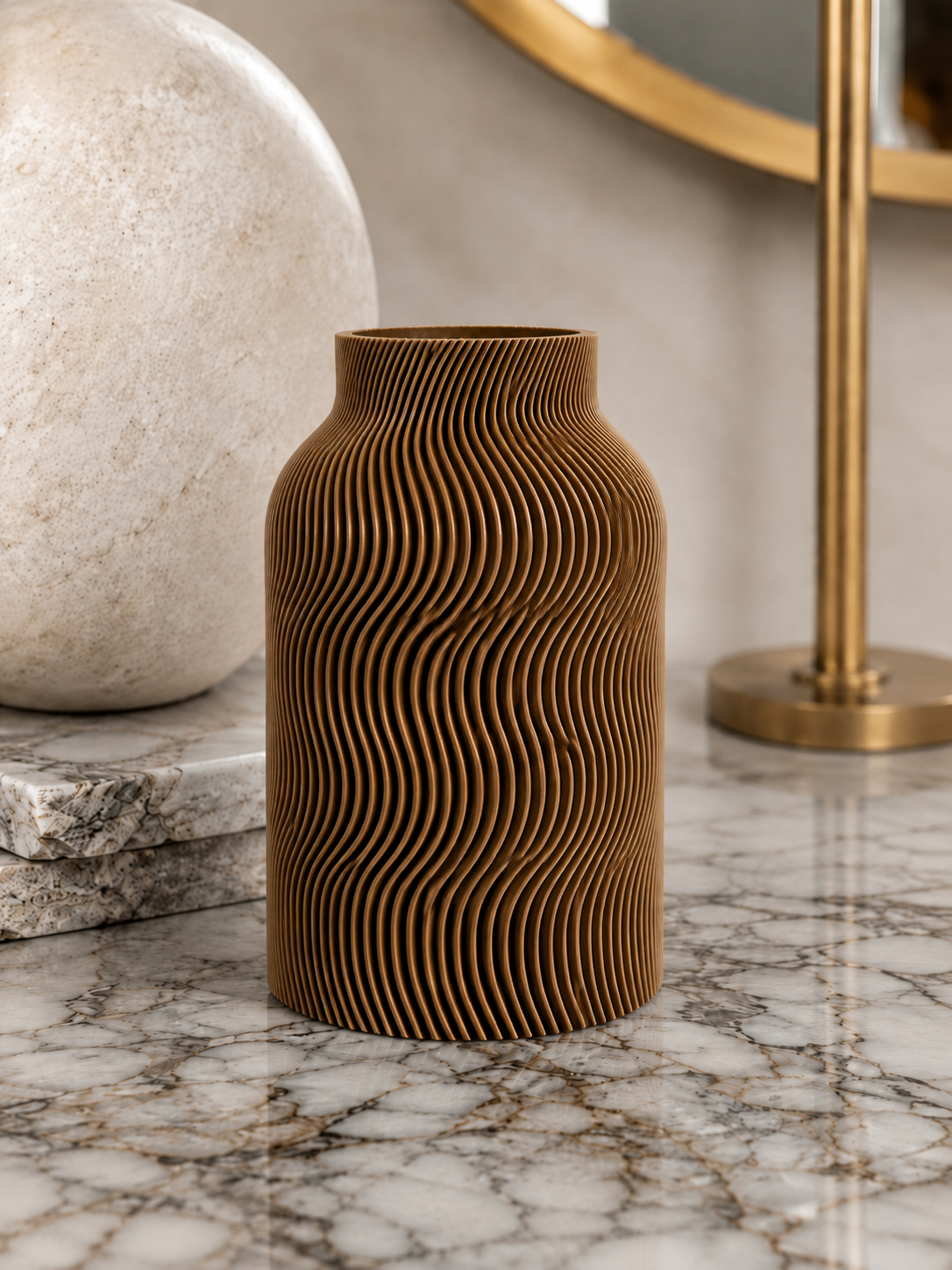 Modern Spiral Vase