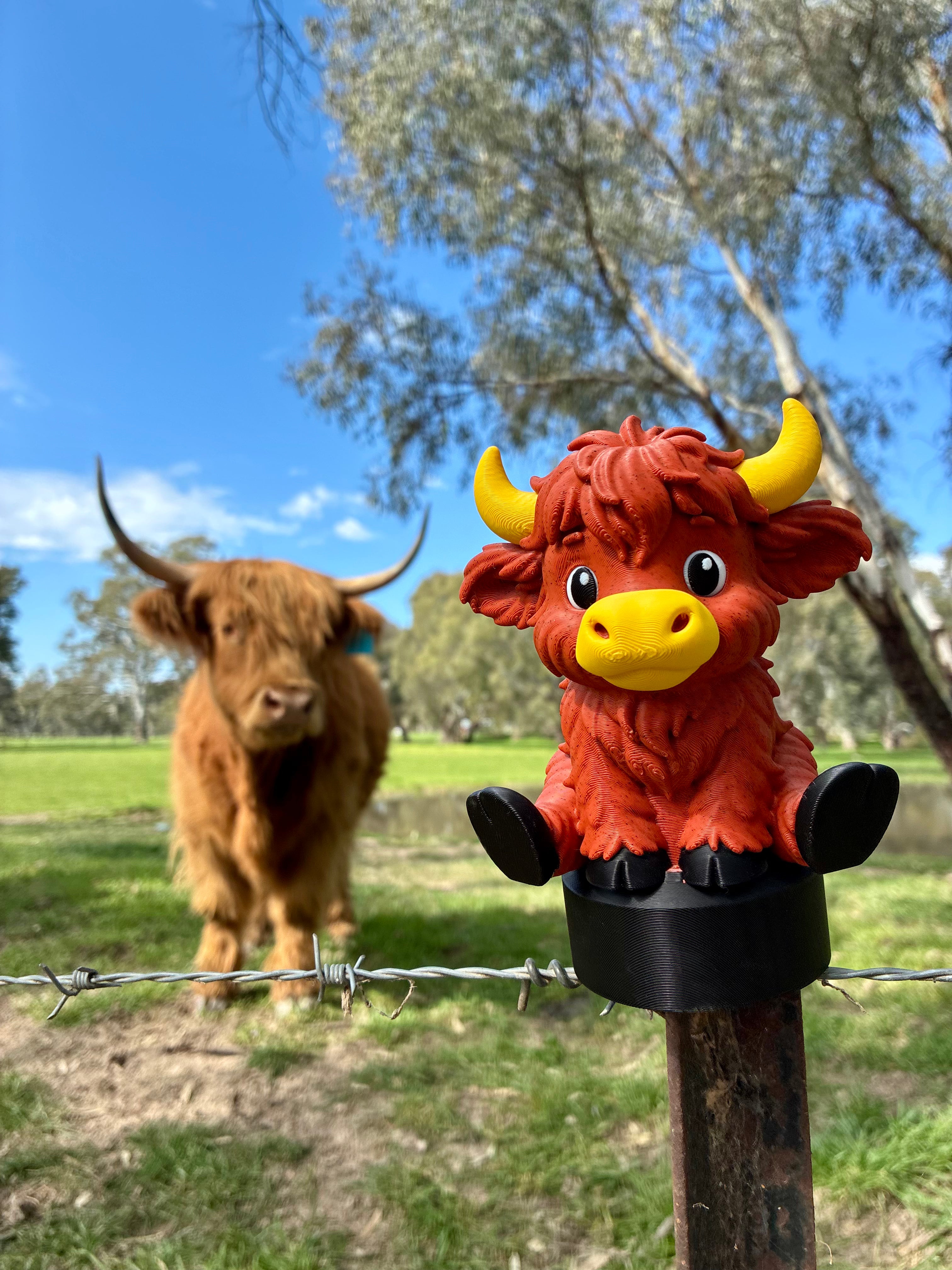 Highland Cow DO35 Pin Hitch Cover