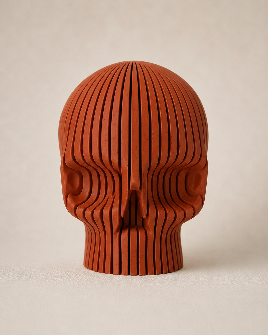 Modern Skull Sculpture