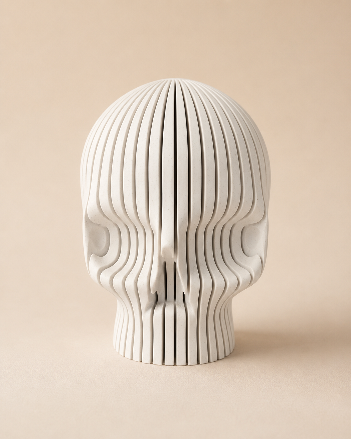 Modern Skull Sculpture