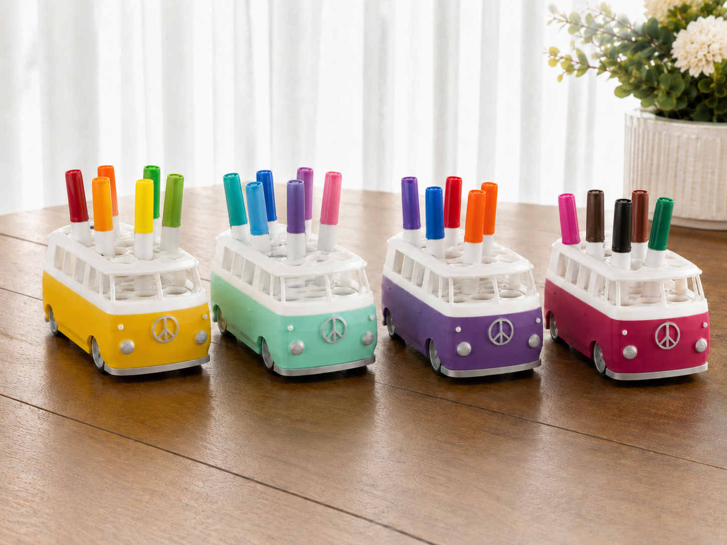 Retro Bus Pen & Pencil Holder