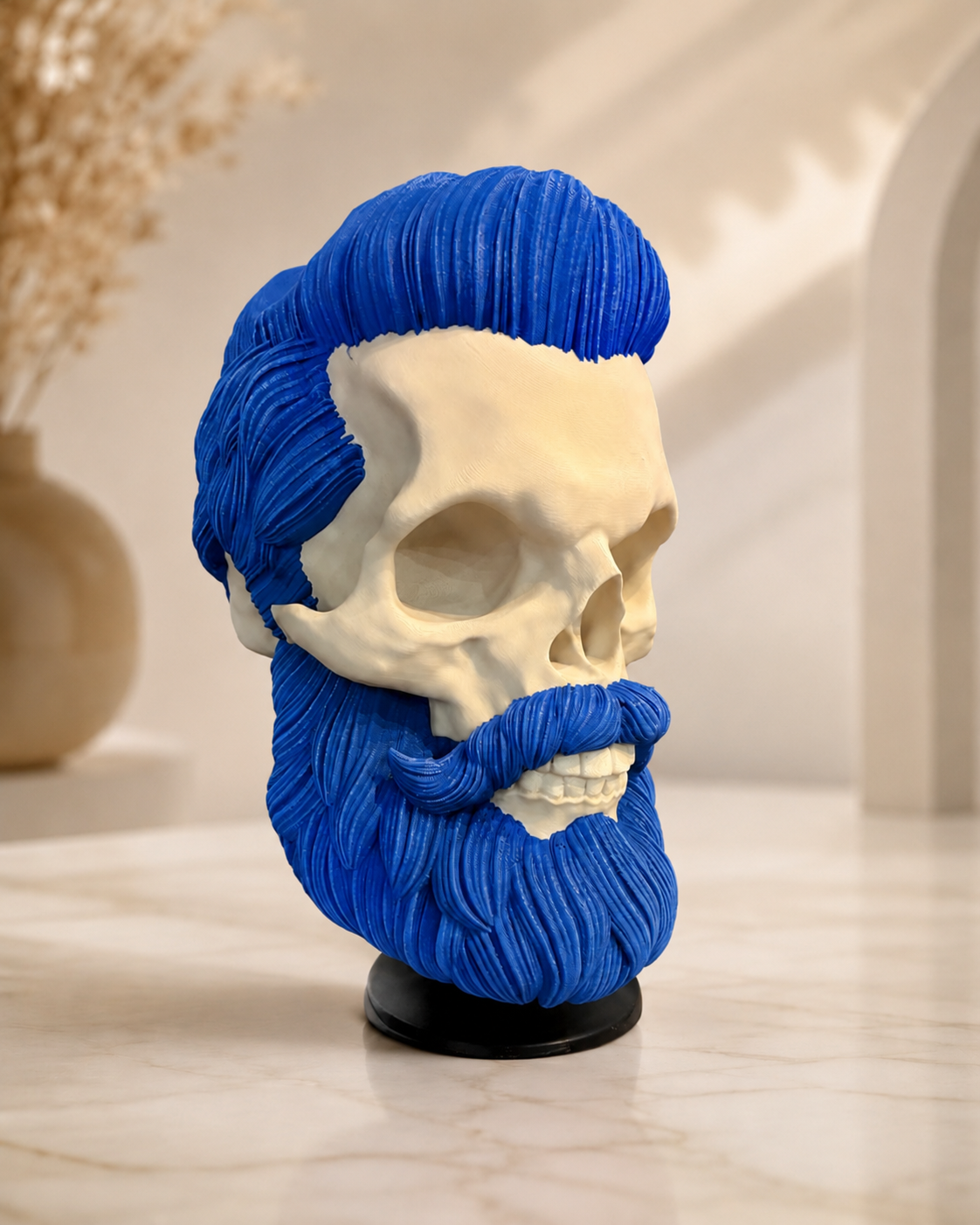Bearded Skull Display Stand