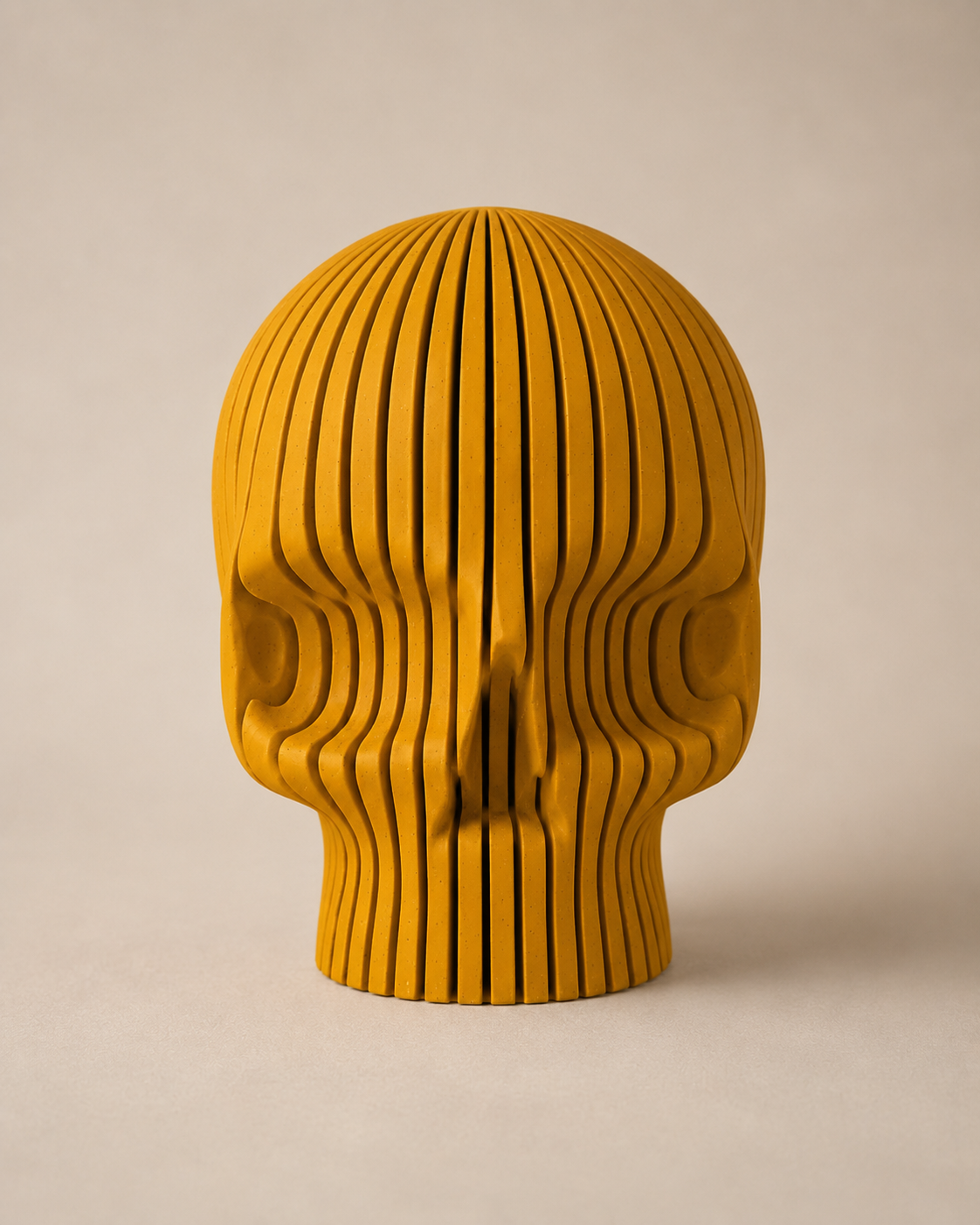 Modern Skull Sculpture