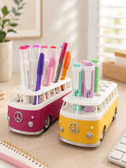 Retro Bus Pen & Pencil Holder